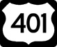 Image of US 401 Shield, from Shields Up!