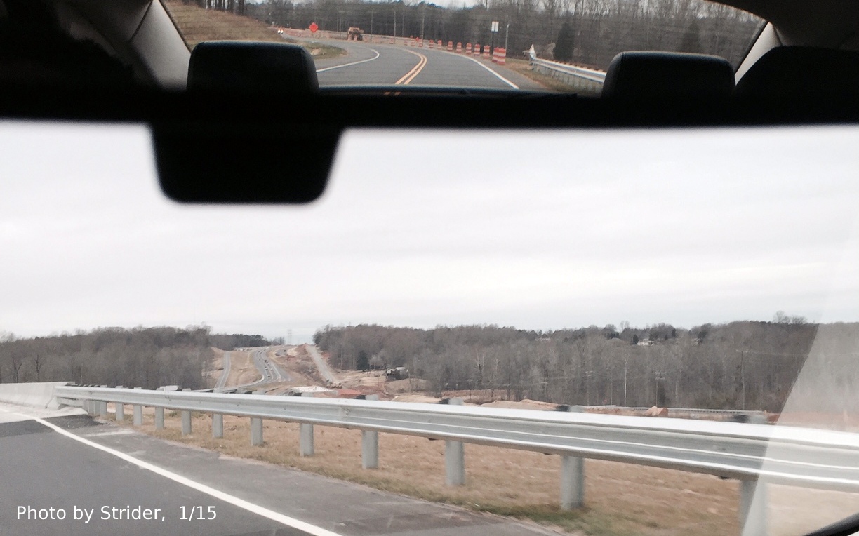 Image of future I-73 North lanes under construction near Summerfield, NC, photo by 
Strider