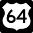 Image of US 64 Shield, from Shields Up!