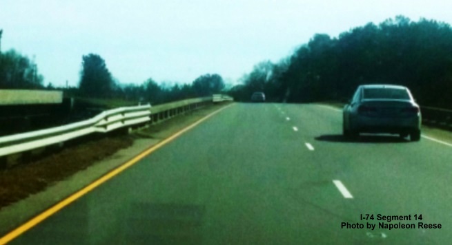 Image of traffic on US 74 East in Scotland County. Photo by Napoleon Reese