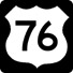 US 76 shield image from Wikimedia