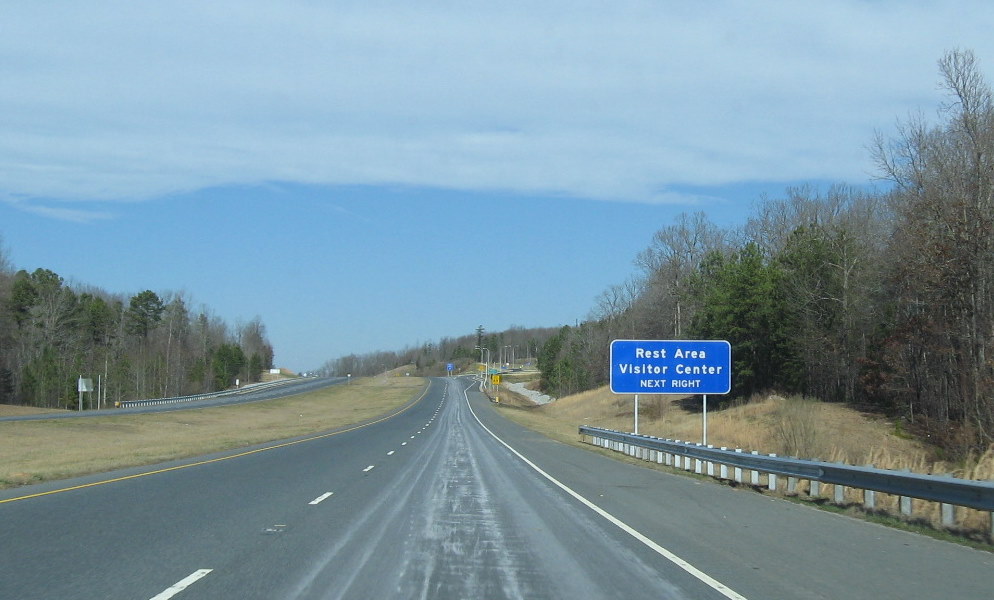 Approaching the New North I-73/West I-74 Visitors Center/Rest Area, Nov. 
2009