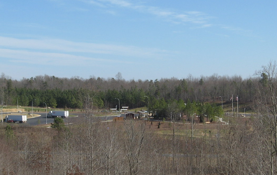 Photo of view of Southbound Visitors Center on I-73/I-74 in Randolph County 
of Northbound Visitors Center