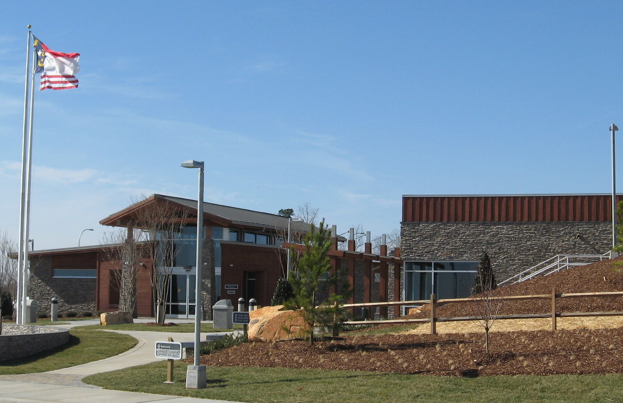 Photo of Buildings at Southbound Visitors Center on I-73/I-74 in Randolph 
County of Northbound Visitors Center