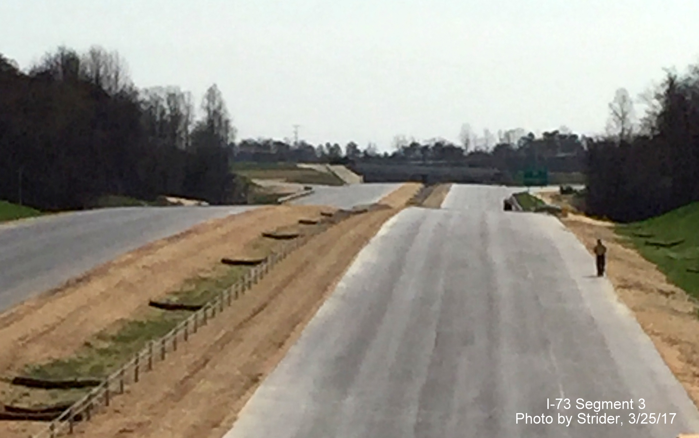 Image of closeup view of future US 220 South interchange with I-73, from Strider