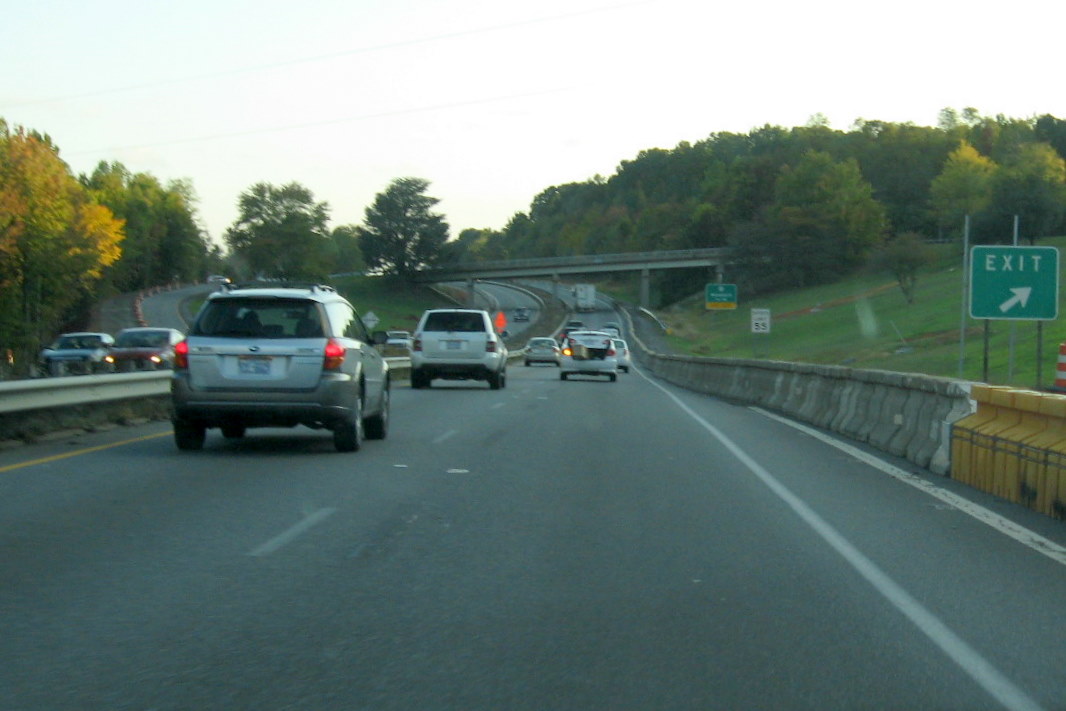 Photo of construction on US 220 at Pineview Street exit in Asheboro