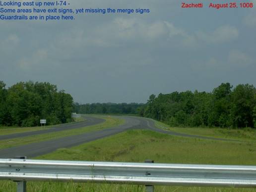 I-74 bridge construction photo, courtesy of Nick Zachetti, August 2008