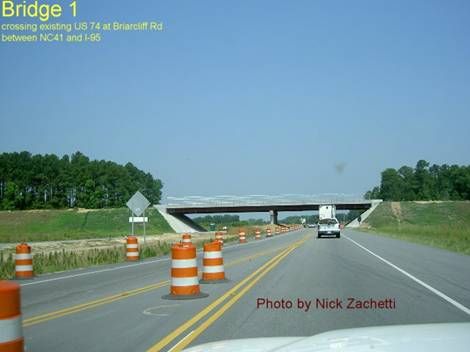 I-74 bridge construction photo, 
	courtesy of Nick Zachetti, July 2008