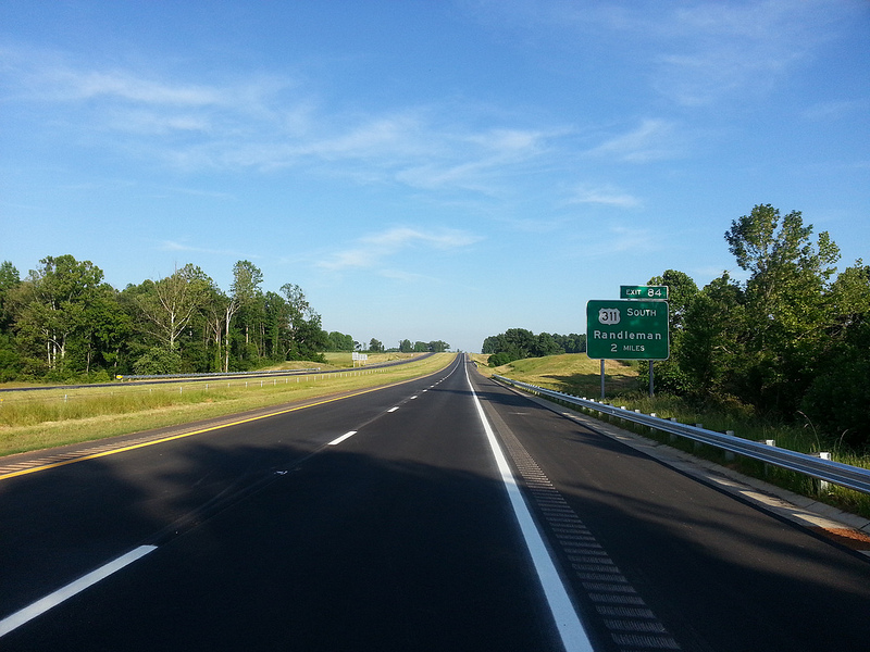 Photo of finished I-74 freeway near Glenola, May 2013 from MBHockey13