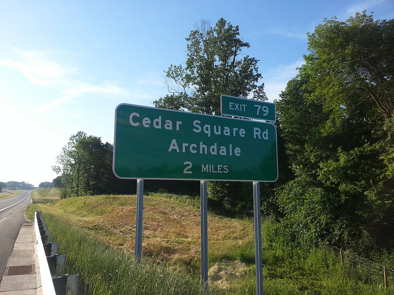 Photo of finished I-74 freeway near Glenola, May 2013 from MBHockey13