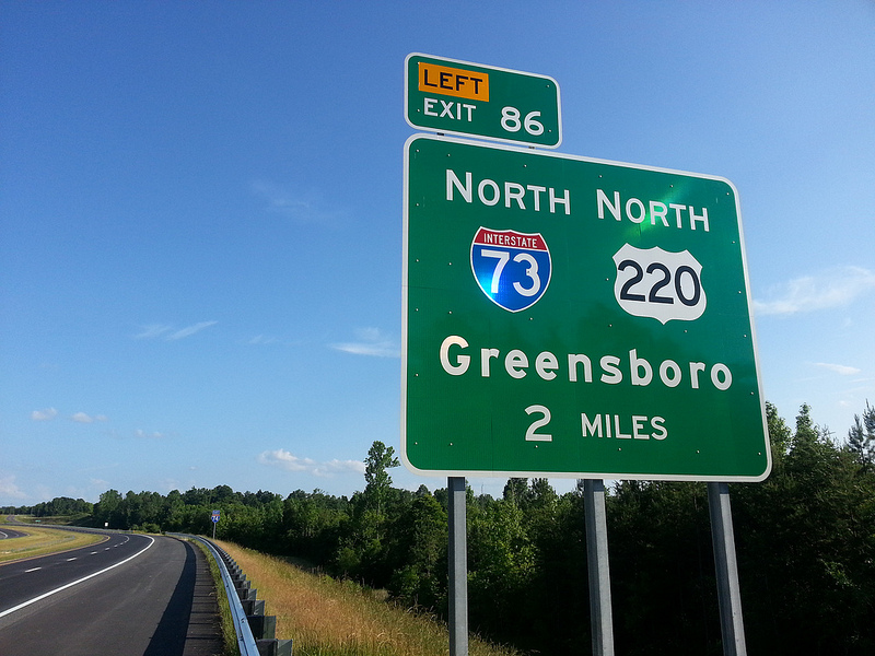 Photo of finished I-74 freeway near Sophia, May 2013 from MBHockey13
