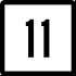Connecticut 11 shield image from Wikimedia
