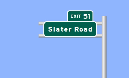 Image of I-84 East Exit 50 sign plan in Bristol, Sign Maker Software, August 2026