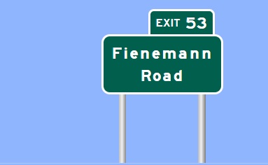 Image of I-84 East Exit 53 sign plan in Bristol, Sign Maker Software, August 2026