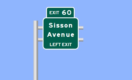 Image of I-84 East Exit 60 sign plan in Hartford, Sign Maker Software, August 2026