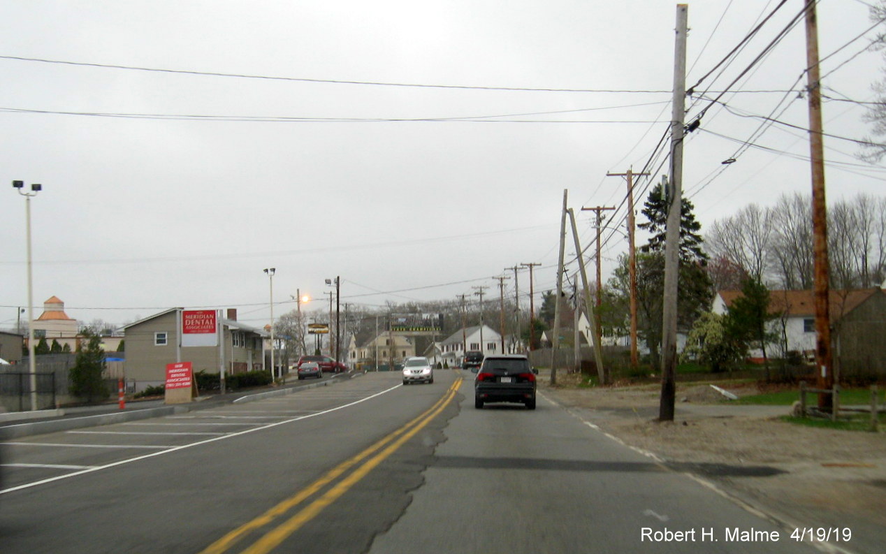 Image of MA 18 Widening Project construction at border between Abington and Weymouth