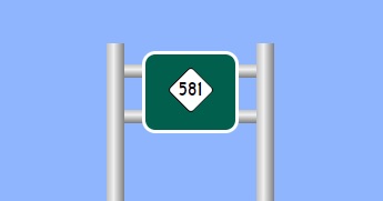 I-42 Exit 16 sign image from Sign 
		  Maker software