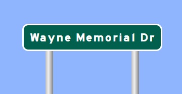 I-42 Exit 42 sign image from Sign 
		  Maker software